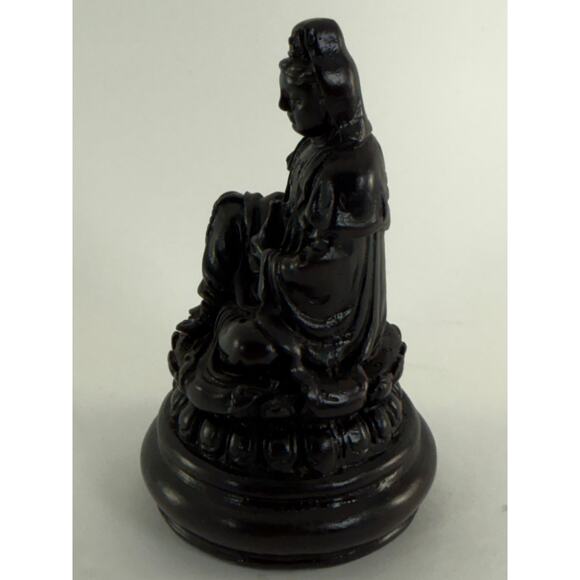 Kwan-Yin Quan-Yin Kanzeon Statue 4" Zen Serene Meditation Buddha Compassion - Picture 3 of 5